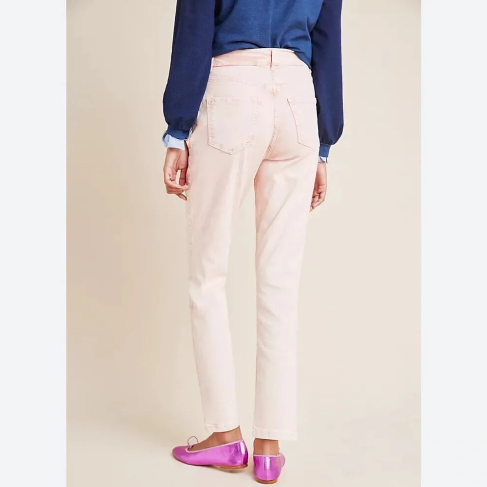 Anthropologie Pilcro & the Letterpress Ultra High Rise Straight Jeans Acid Wash